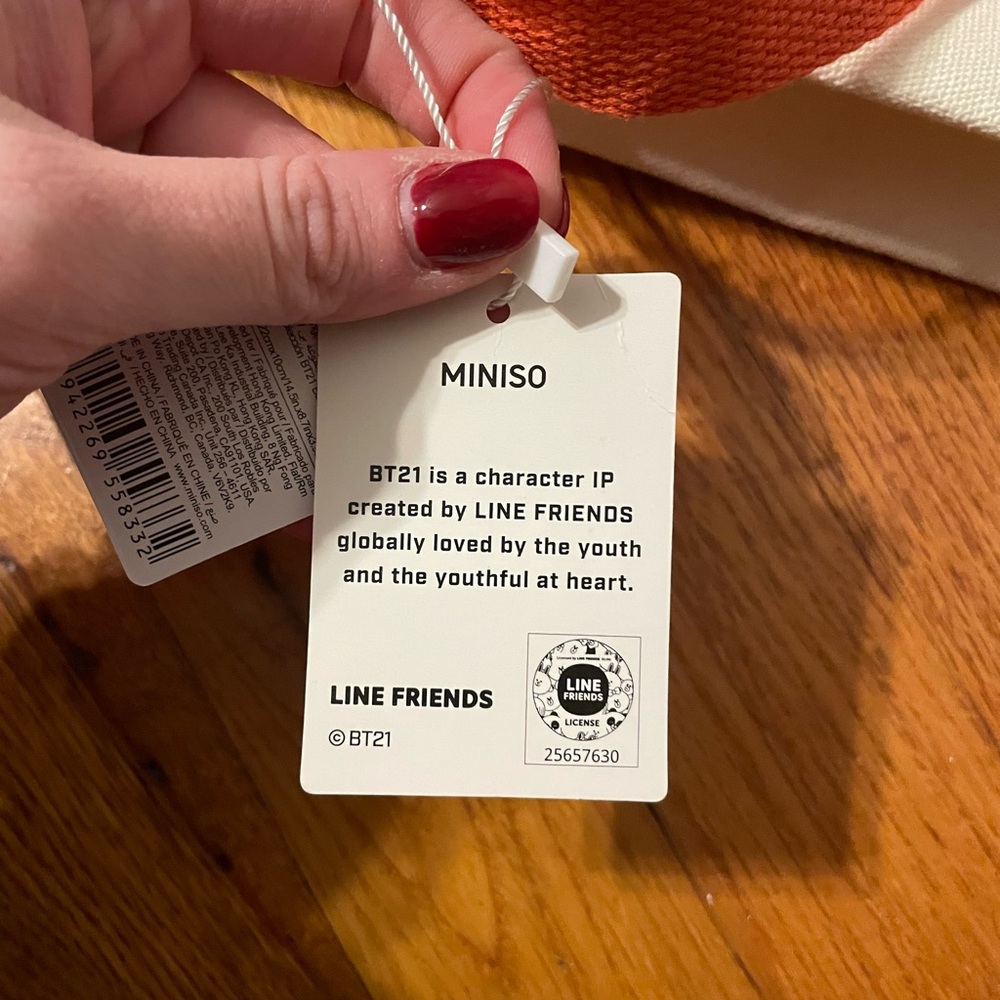 Miniso B12 bag canvas tote - Picture 5 of 12